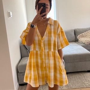 Gingham romper